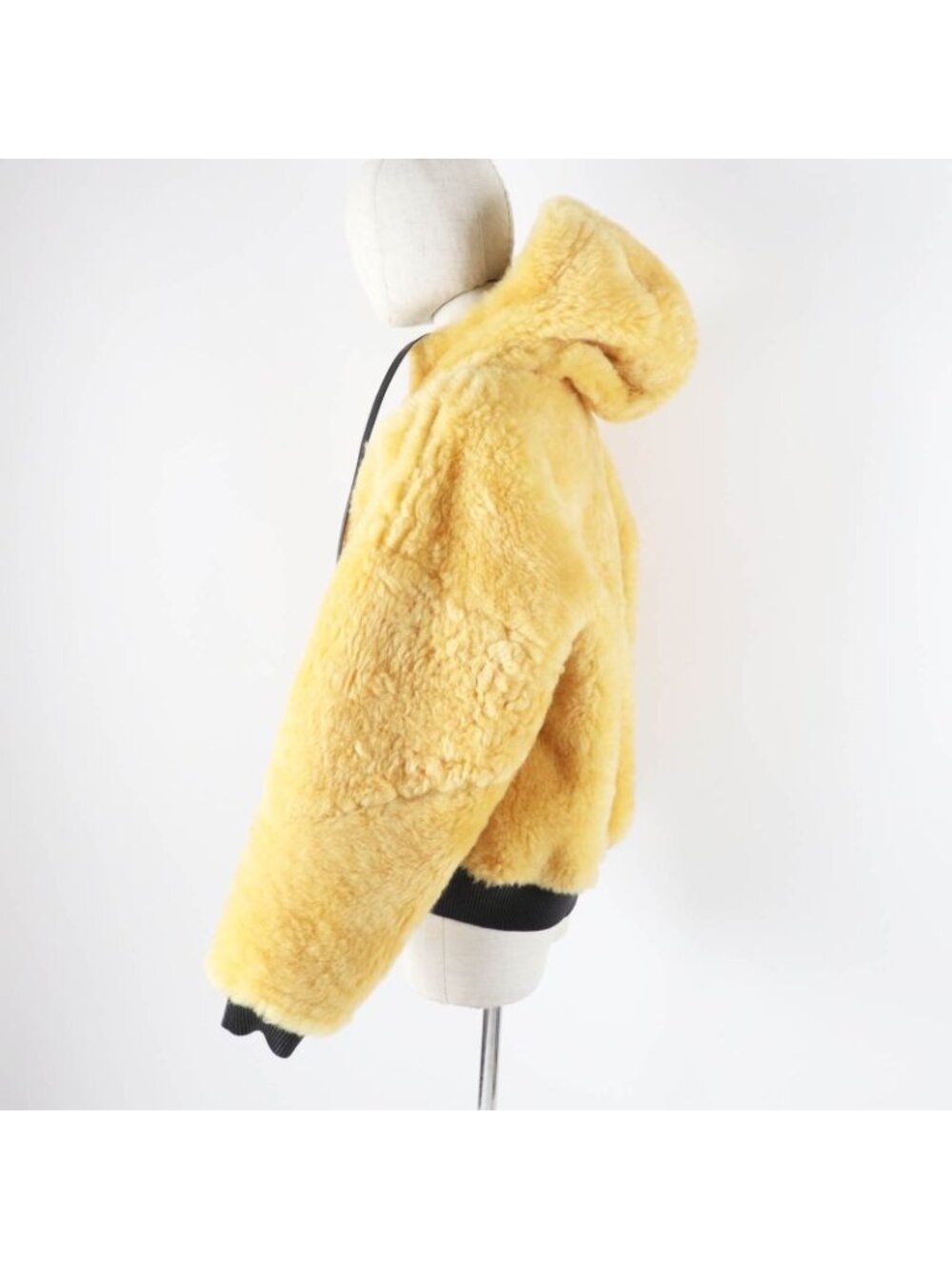 Louis Vuitton Fjlj12 xkn Sheepskin Monogram Reversible Hooded Mouton Jacket - Picture 7 of 15